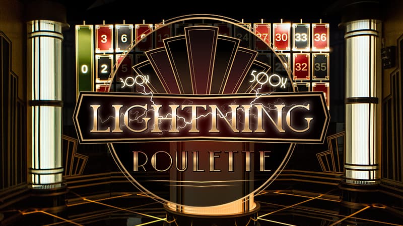 Lightning Roulette logo by Evolution 1go casino